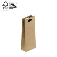 Shop for Shops Kraft two bottle bag with die cut handle(A8042.1BN)