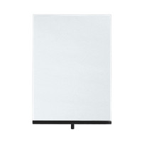 Shop for Shops Signage hardware acrylic ticket frame fits stem A4 Portrait(T1212CABKS)