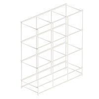 Shop for Shops Stilt folding frame for 4 x 1170 x 400 mm shelves 1176 W x 1345 H x 440 mm D(F1834WTS)
