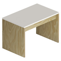 Ditto table frame - timber large 1200 W x 750 D x 780mm H(D6862PY)