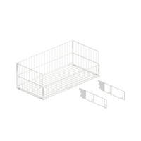 MAXe wire basket collapsible with angle adjustable brackets 882 W x 440 D x 310 mm H(E71509WTS)