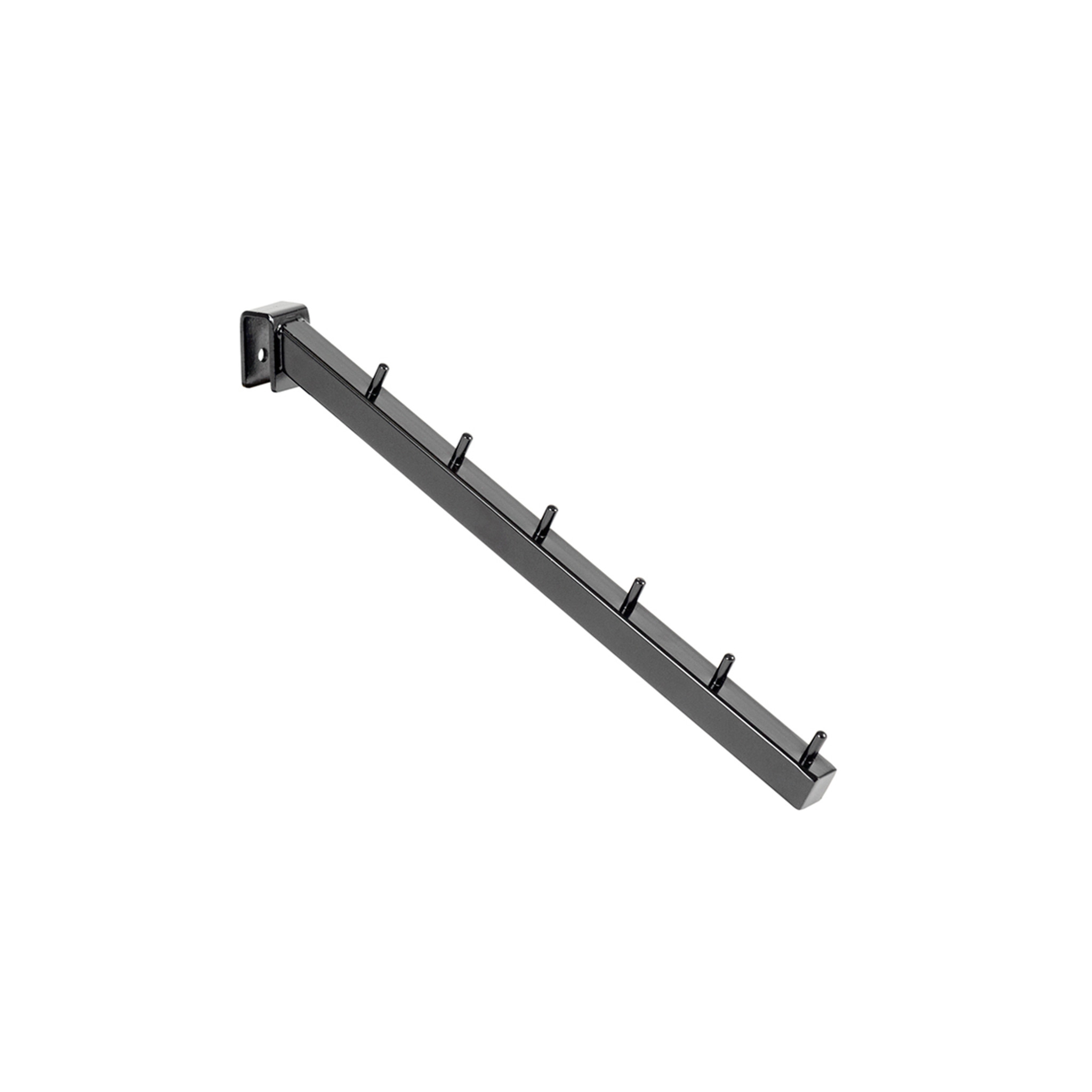 MAXe backrail waterfall arm with 6 pins 310 mm D 18 x 18 mm section ...