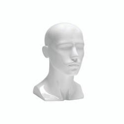 Nova style display head male high gloss 340 mm H(B7500WHGL) Nova style display head male high gloss 340 mm H(B7500WHGL)