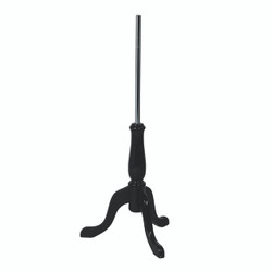 Timber tripod stand with pole for torsos or busts Base 420 triangular 1260 mm H(B7660BK) Timber tripod stand with pole for torsos or busts Base 420 triangular 1260 mm H(B7660BK)