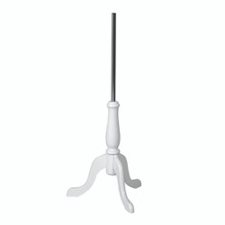 Timber tripod stand with pole for torsos or busts Base 420 triangular 1260 mm H(B7660WH) Timber tripod stand with pole for torsos or busts Base 420 triangular 1260 mm H(B7660WH)