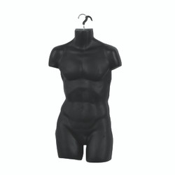 Male M-L torso front with hanging hook 865 mm H(B9034BK) Male M-L torso front with hanging hook 865 mm H(B9034BK)
