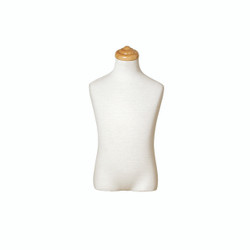 Kids fabric bust ages 5-6 mid length to hip HT=450, Chest=630, W=580 mm(B9140WH) Kids fabric bust ages 5-6 mid length to hip HT=450, Chest=630, W=580 mm(B9140WH)