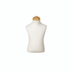 Kids fabric bust ages 2-3 mid length to hip HT=360, Chest=560, W=510 mm(B9142WH) Kids fabric bust ages 2-3 mid length to hip HT=360, Chest=560, W=510 mm(B9142WH)