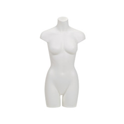 Style plastic female torso 10-12 with mount for pole HT=850, Chest=830, W=640 H=890(B9334WH) Style plastic female torso 10-12 with mount for pole HT=850, Chest=830, W=640 H=890(B9334WH)