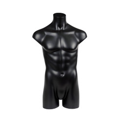 Style plastic male torso M-L with mount for pole HT=900, Chest=970, W=780 mm(B9344BK) Style plastic male torso M-L with mount for pole HT=900, Chest=970, W=780 mm(B9344BK)