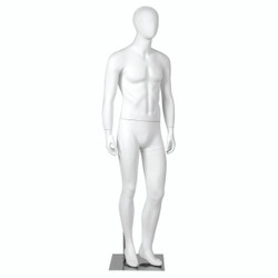 Fibreglass male mannequin egg head HT=1880, Chest=990, W=810 mm(B9400WH) Fibreglass male mannequin egg head HT=1880, Chest=990, W=810 mm(B9400WH)