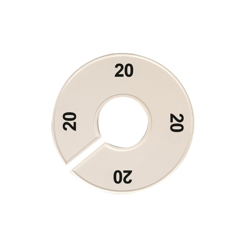 Size divider for rail size 20  40 DIA Inner x 113 mm DIA Outer(A2074WH.20)