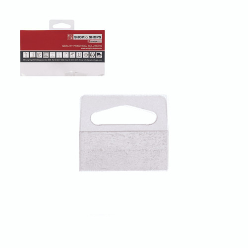 Shop for Shops Hangsell adhesive tab up to 400 grams load capacity 40 W x 32 mm H Pack of 50(A2605CL)