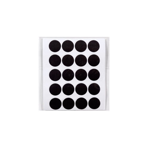 Shop for Shops Gift wrapping round sticker pack of 100 stickers 25 mm DIA(A3400BK)