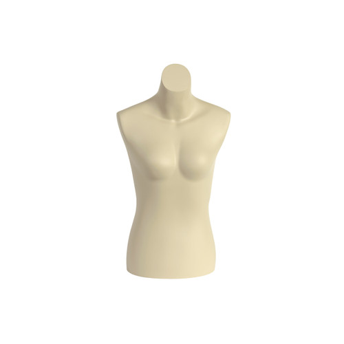 Shop for Shops Budget plastic female torso 10-12 with mount for pole HT=670, Chest=890, W=640 H=865(B9332SK)