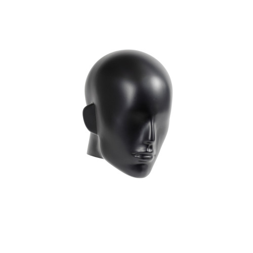 Shop for Shops Semi-abstract head to suit plastic male mannequins 235 H x 220 mm DIA(B9432BK)