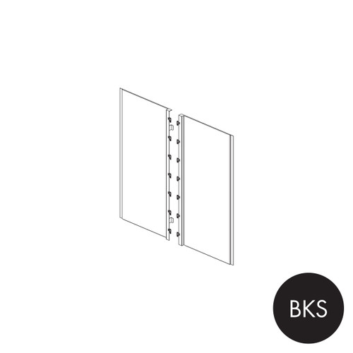 Shop for Shops MAXe end bay inner metal panel set 560 H - 600 mm bay 297 W x 17 mm Thick(E0706.4BKS)