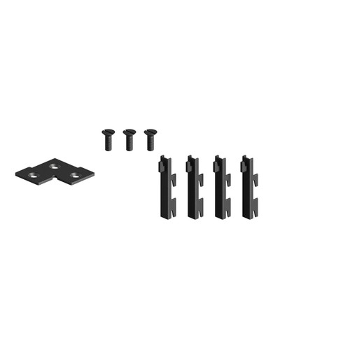Shop for Shops MAXe junction joiner bracket set 2 way 86 W x 86 D x 4 mm Thick(E2702.4BKS)