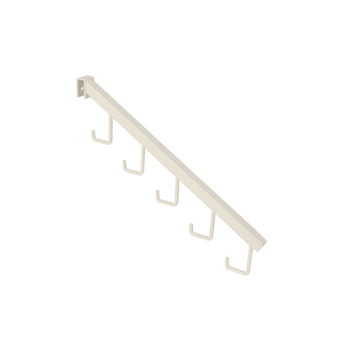 Shop for Shops MAXe backrail angled arm with 5 hooks 405 mm D 18 x 18 mm section(E4860WTS)