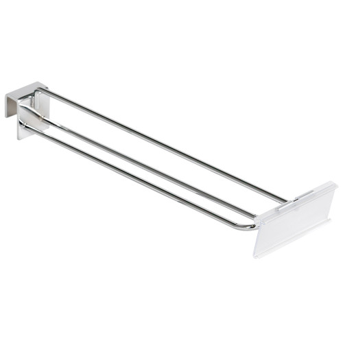 Shop for Shops MAXe backrail loop hook with ticket flipper 300 mm D 5 DIA wire - 80 x 26 mm ticket(E49330CH)