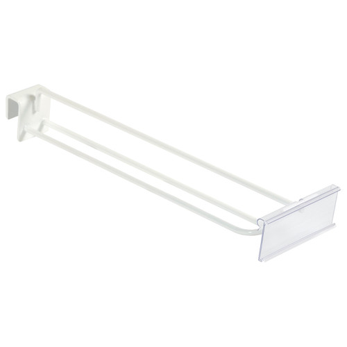 Shop for Shops MAXe backrail loop hook with ticket flipper 300 mm D 5 DIA wire - 80 x 26 mm ticket(E49330WTS)