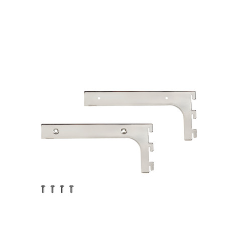 MAXe 30 mm shelf bracket set 200 mm D  30 H x 2.5 mm Thick(E6002CH)