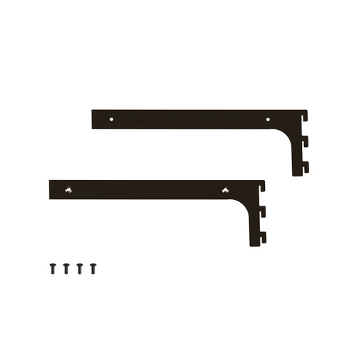 Shop for Shops MAXe 30 mm shelf bracket set 300 mm D 30 H x 2.5 mm Thick(E6003BKS)