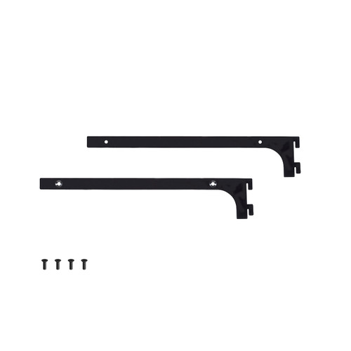 Shop for Shops MAXe 18 mm shelf bracket set 300 mm D 18 H x 2.5 mm Thick(E6013BKS)