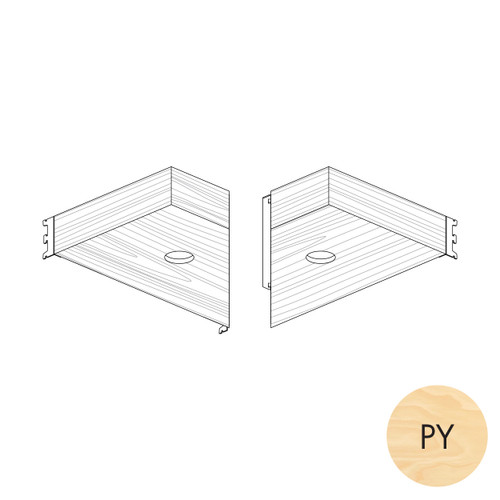 Shop for Shops MAXe corner downlight pelmet box set 600 x 600 mm bay 100 H x 400 mm D(E61426.4PY)