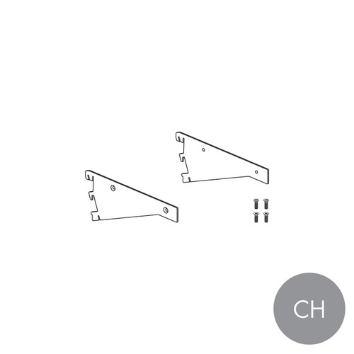Shop for Shops MAXe 30 mm shelf angle adjustable bracket 200 mm D 30 H x 2.5 mm Thick(E6162CH)