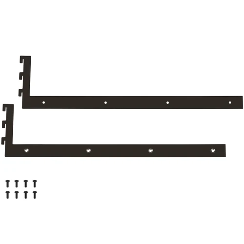 MAXe 30 mm shelf base bracket 500 mm D  30 H x 2.5 mm Thick(E6205BKS)