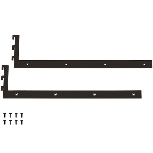 MAXe 30 mm shelf base bracket 500 mm D  30 H x 2.5 mm Thick(E6205BKS)
