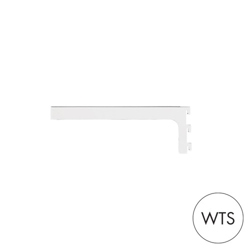 Shop for Shops MAXe 10 mm glass shelf bracket set 300 mm D 30 H x 2.5 mm Thick(E6303WTS)