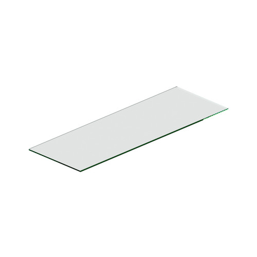 MAXe 10 mm glass H frame gondola top - small  1285 W x 450 D x 10 mm Thick(E6813.4CG)
