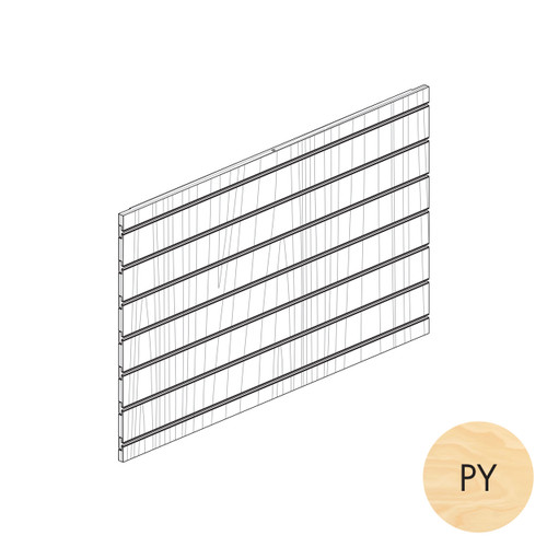 Shop for Shops MAXe slatwall panel 560 H - 900 mm bay 890 W x 18 mm Thick(E8009.4PY)