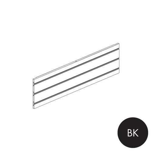 MAXe slatwall panel 240 H - 900 mm bay  890 W x 18 mm Thick(E8109.4BK)