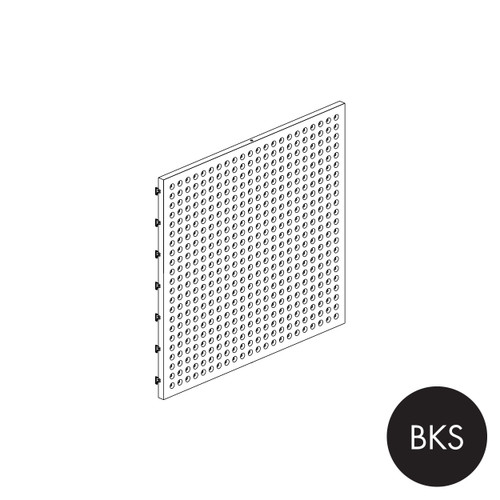 MAXe peg metal panel 560 H - 600 mm bay  590 W x 18 mm Thick(E8606.4BKS)