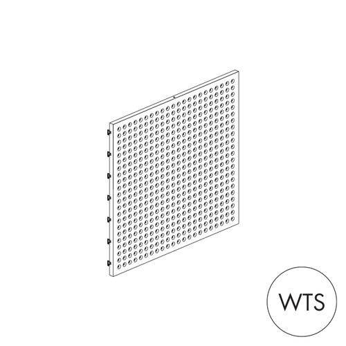 MAXe peg metal panel 560 H - 600 mm bay  590 W x 18 mm Thick(E8606.4WTS)