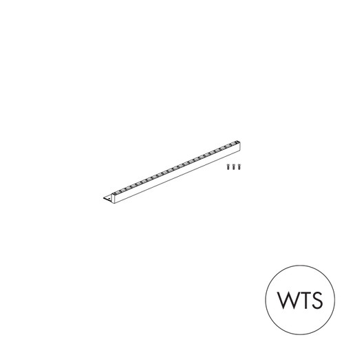 Shop for Shops MAXe 30 mm shelf front fence adaptor 600 mm bay 598 W x 32 H x 56 mm D(E9106.4WTS)