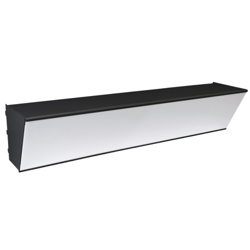 MAXe angled signage light box 1200 mm bay  1190 W x 238 H x 231 mm D(E9912.4BKS)