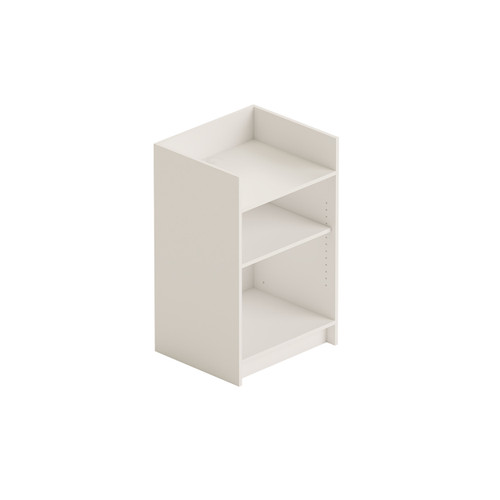 Register counter timber lamin. With adjustable shelf  600 W x 965 H x 508 mm D(F4000WH)