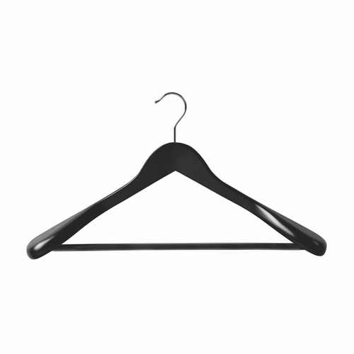Shop for Shops Wooden hanger premium contoured for suit with formed shoulders & rail 410 W x 14 mm Thick(H2646BK)