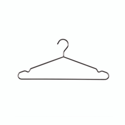 Shop for Shops Deluxe metal hanger with notches & rail 420 W x 5 mm DIA(H3101CH)