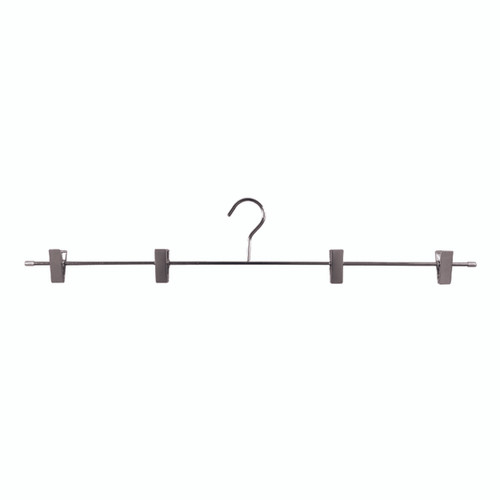 Shop for Shops Deluxe wide clip metal hanger with 4 x adjustable clips 650 W x 5 mm DIA(H3200CH)