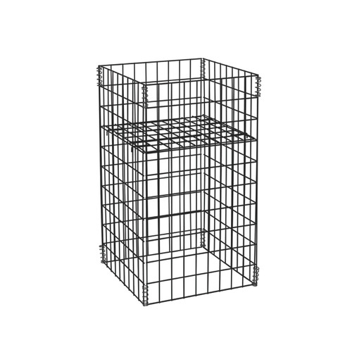 Collapsible clearance wire bin small  460 W x 460 D x 760 mm H(M1465BK)