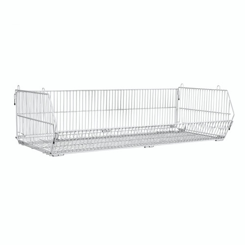 Shop for Shops Collapsible & stackable wire basket 1220 W x 560 D x 340 mm H(M2200WH)