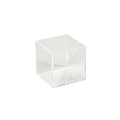 Acrylic container square  100 x 100 x 100 mm H(M2709CA)