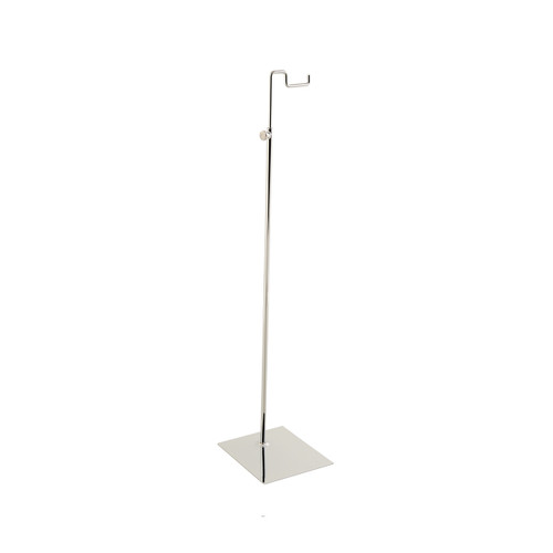 Budget handbag display stand large with solid base  150x120 base,510-770 mm Adj H(M2811CH)