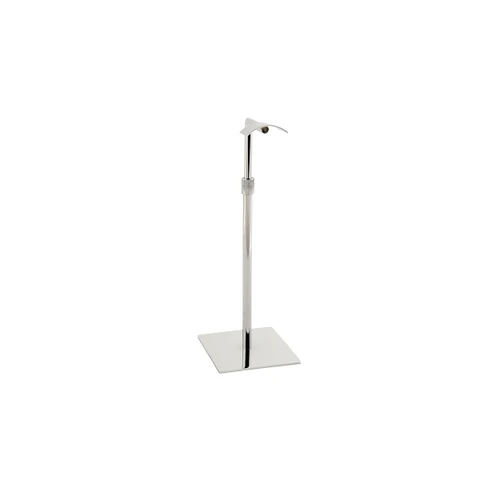 Premium handbag display stand single sided  150 sq base, 326-610 mm Adj H(M2828CH)