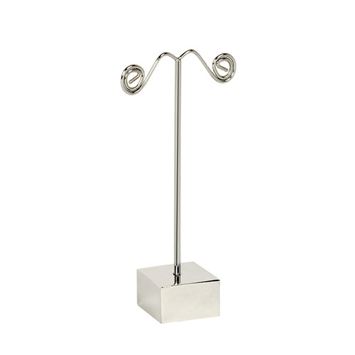 Earring stand on cube medium  30 mm sq base x 105 mm H(M3311CH)